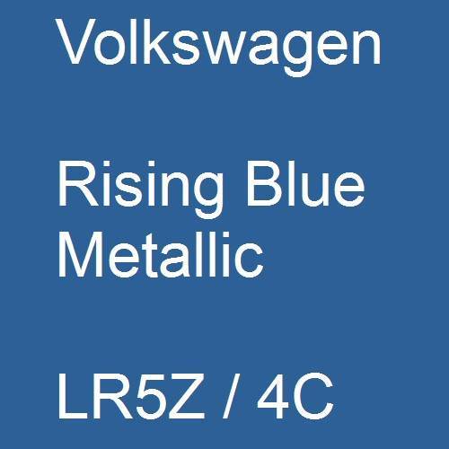 Volkswagen, Rising Blue Metallic, LR5Z / 4C.